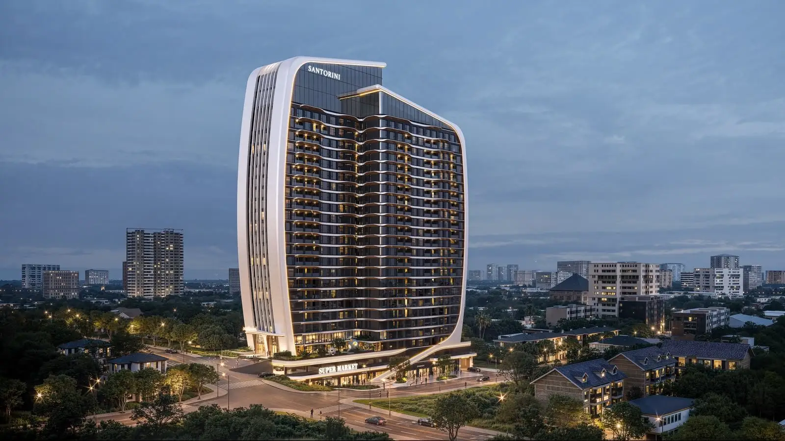 Santorini Residences – Sailboat-Inspired Luxury Apartments in Westlands